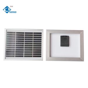 Zhiwang 2.5W Portable Tempered Glass Solar Panels ZW-2.5W-12V Glass Laminated