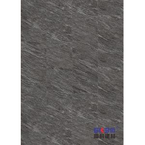 Black Quartz Stone SPC Composite Flooring 5mm 4mm GKBM Greenpy MJ-S6014