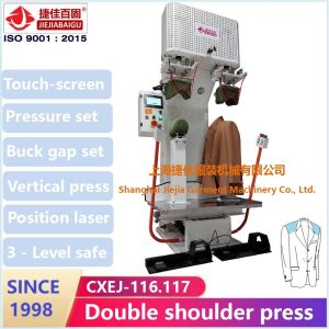 China 1.5KW Steam Press Machine For Clothes Sinle Cylinder Vertical 220V on sale