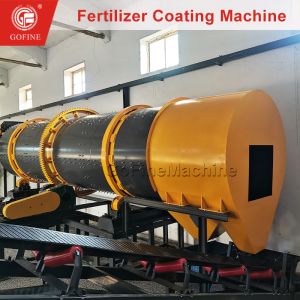 Fully Automatic Fertilizer Coating Line 3-6 Ton Per Hour