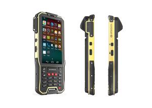 China Handheld RFID Android Barcode Scanners With Display / Keypad NFC Integrated on sale