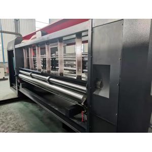 Water Ink Printer Slotter Die Cutter Stacker Machine Automatic 4 Color