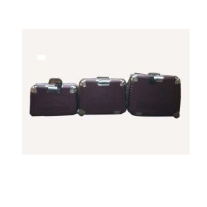 3 Piece Lightweight Hard Shell Suitcase Luggage Set Iron Frame 4 Colors