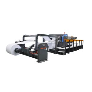 CHM-1700-2 Two Roll Paper Sheeter Cutter Machine,Years 2017,Weight of paper:60