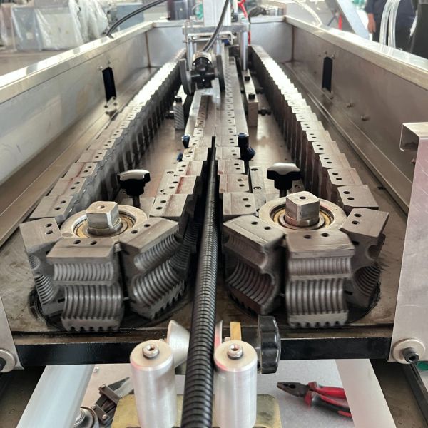 High Speed Output Single Wall Corrugated Pipe Extruder Corrugated Drainage Pipe