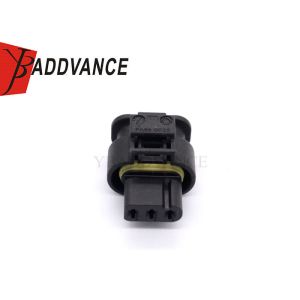 3 Way Electrical Automotive Black Female Wire Connector With Terminal And Seal