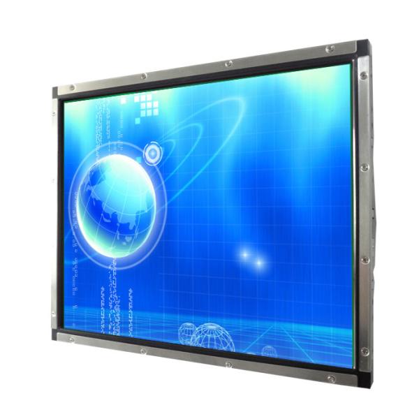 15 inch industrial rear mount SAW touchscreen LCD Monintor Display with VGA,DVI
