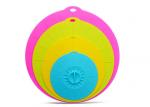 Reusable Silicone Suction Lids , Colorful Microwave Silicone Bowl Covers