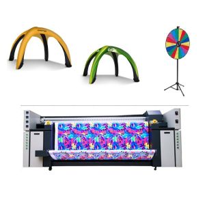 Dual CMYK Large Format Fabric Plotter 1440 DPI Max Resolution In Advertisement