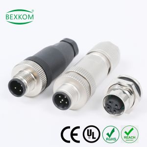 Industrial Connector M5 M8 M9 M12 M16 M23 Screw Locked