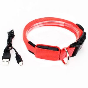 C906 Wholesale Custom USB Rechargeable Flashing Pet Safety Adjustable Length LED