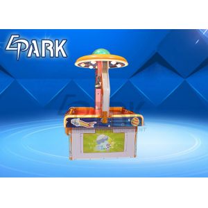 220V Child Battle Game Machine / Space Ufo Big Turntable Ticket Machine