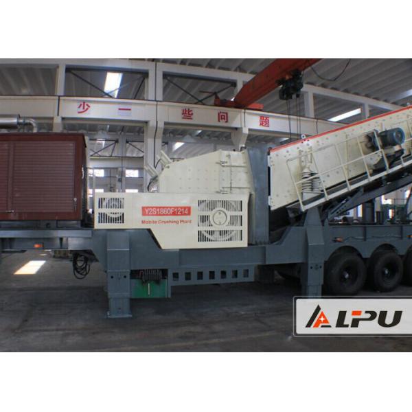 Quality Portable Jaw Crusher Mobile Crushing Plant In Mining And Metallurgy Industry wholesale