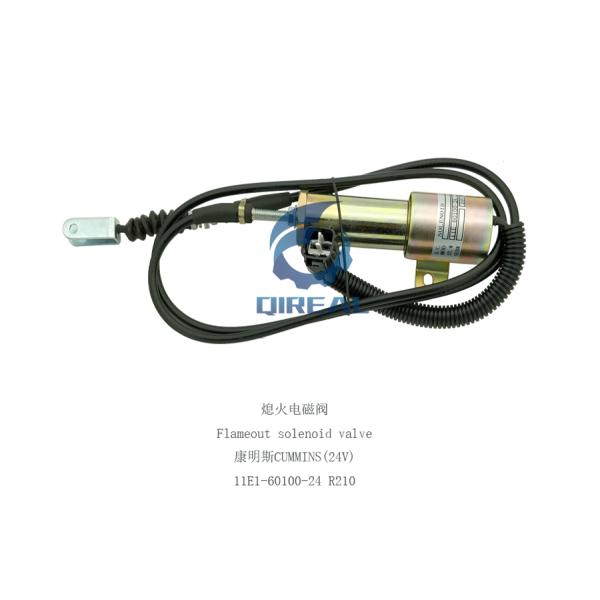 High Quality Flameout Solenoid Valve 11E1-60100-24 for Excavator R210 R215-7 DH220-5