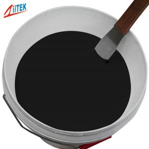 High Temperature Waterproof Dull Black Solid Thermal Epoxy Glue for Electronic