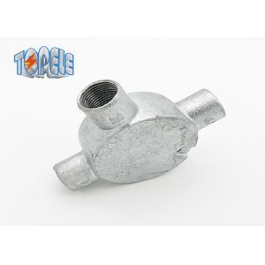 Oem Design Conduit Galvanized Fittings Malleable IronTee Circular Electrical Box