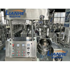 10L Laboratory Cream Body Lotion Skincare Vacuum Emulsifying Mixer Machine