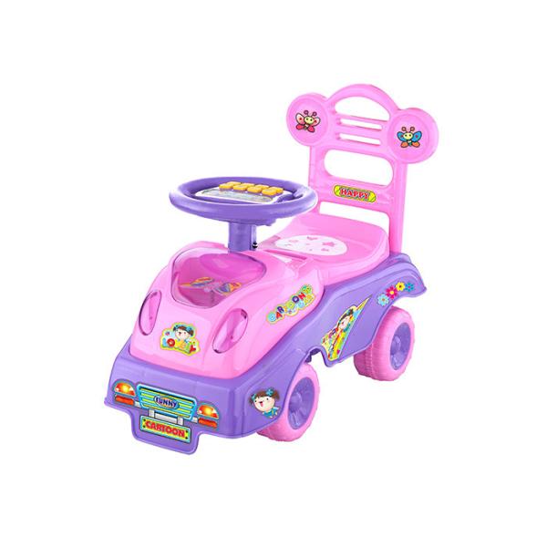 Quality Age 18 Months Kids Ride On Toys W / Music Light Pink Color ABS Plastic Material wholesale