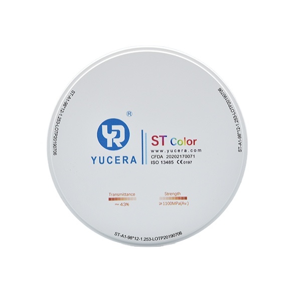 Discover the Versatility of Yucera ST color Zirconia Blanks for Dental Crowns