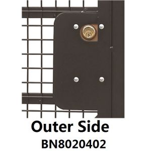 Powder Coated Wire Mesh Machine Guarding With 1 ½ X 1 ½ Inch Wire Mesh Grid