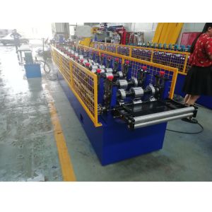Automatic Customized 0.8mm PPGI Aluminium Roof Gutter Profile Making Machine
