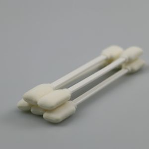 Double Rectangle Foam Head White PP Handle for Printer and Plotter Cleaning