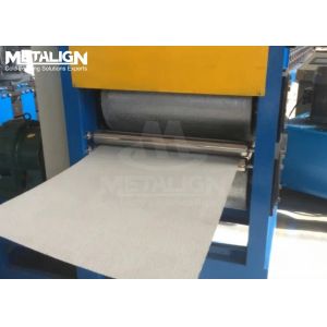 Single Sheet Feeding Bark Texture Embossing Machine With Customizable Mold And