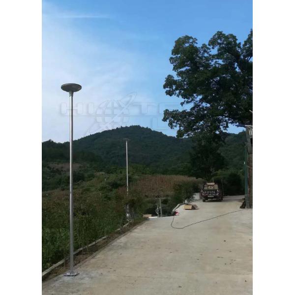 30W Smart UFO all in one integrated solar LED street light, 360 degree lighting