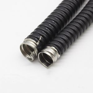 Threaded Hose Connection Pvc Coated Steel Conduit 3/8" 6" Pipes