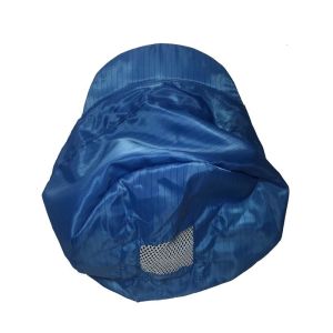 White Blue Yellow Anti Static Esd Cap Dustless Polyester Fabric Size S / M / L /