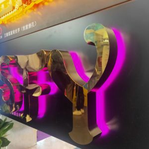 China Led Strips Outdoor Indoor Custom 3d Sign Acrylic Led Office Sign Custom Backlit Advertising Letter Logo Led Sign on sale