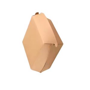 Customized Disposable Corrugated Cardboard Fast Food Packaging Burger Box for