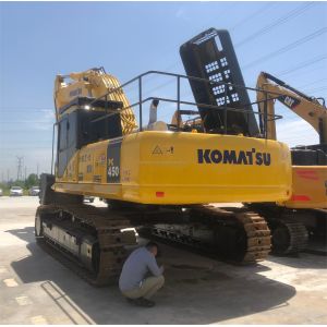 45ton KOMATSU PC450-7 Excavator Used Big Machine with and Original Hydraulic