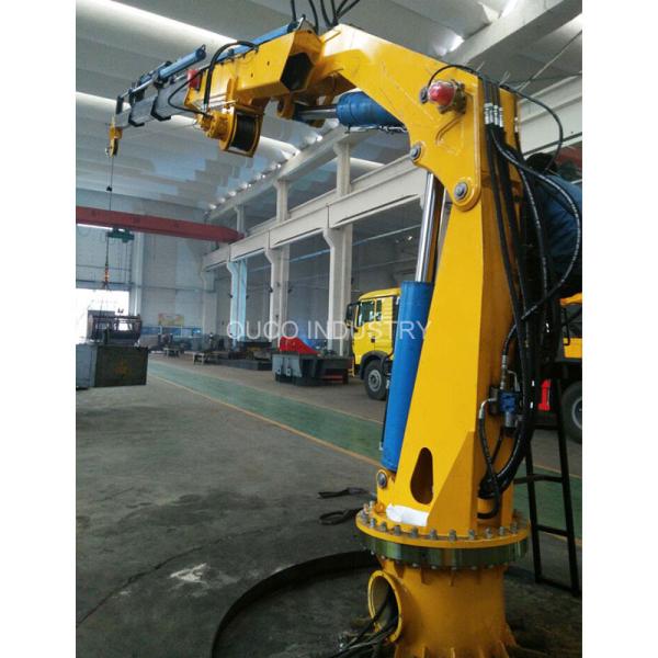 1.5t 10m Hydraulic Ship Deck Cranes Foldable Boom Marine Onboard offshore units
