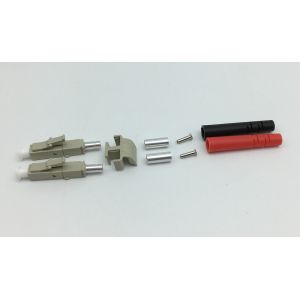 LC Duplex Fiber Optic Connectors One Piece Unassembled SM MM For 3.0mm Cable