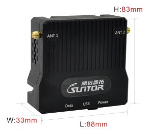 15-20KM 1.4GHz OFDM Drone Video Transmitter And Receiver UAV Wireless DC 9~13V