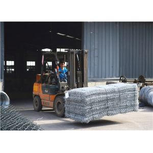 Galvanized Gabion Basket 2x1x1m for Retaining Walls 80x100mm Mesh