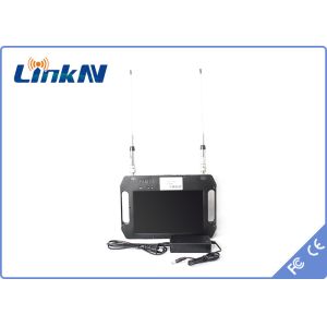 Cheap Portable Video Receiver COFDM Dual-Antenna Diversity Reception AES256 H.264 with Display and Battery for sale