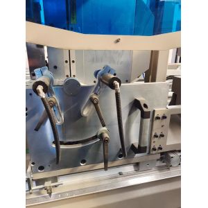 Digital Display Double Head Cutting Saw With 550mm diameter saw blade cutting 45