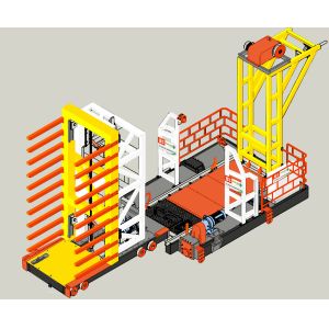 Cheap 50KW Brick Setting Machine Hollow Brick Making Machine for sale