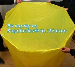 anti aging UV resistant dust proof waterproof reusable pallet cover, sealable square bottom pallet shrink wrap plastic c