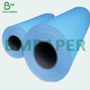 80g Blue Color CAD Plotter Paper For Engineering Printing
