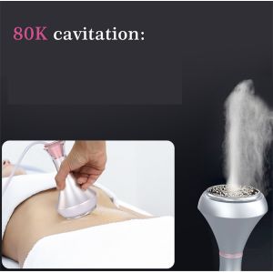 80K Cavitation Portable 3 Handles Fat Burning Sculpting RF Slimming Machine