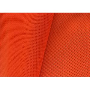EN20471 100% Polyester Mesh Knitted Fluorescent Material Fabric Fire Retardant