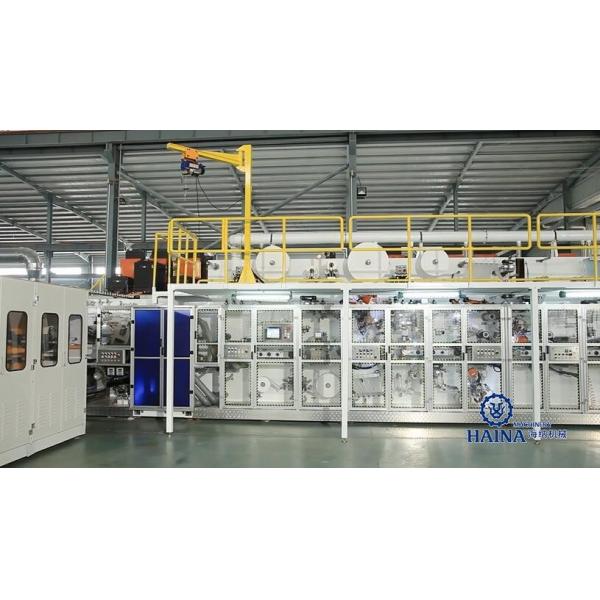 Quality 500pcs /min M - XXL Diaper Manufacturing Plant With Stacker wholesale