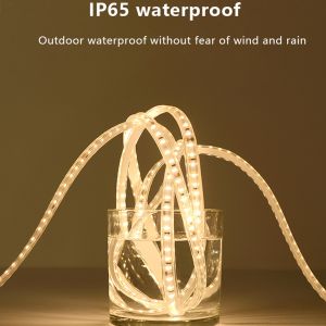 3000K Lithium Battery Solar Powered LED Strip Rgb Solar Led Tape Lights