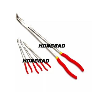 16" 90 Degree Bent Needle Nose Pliers Long Nose Angled Clip Curve