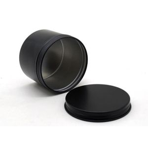 200ml Aluminium Containers For Cosmetics , Cosmetic Metal Tin Box For Lip Blam