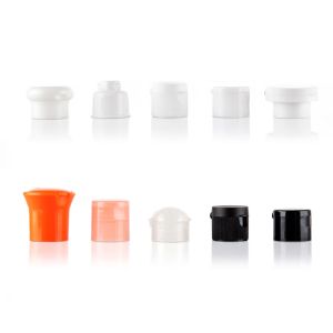 Flip Top Bottle Cap Closure Non Spill For 24/410 Neck Size Plastic Cap Closure