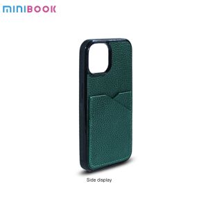 Minibook OEM/ODM Daily Life Genuine Leather for iPhone 14 Card Holder and Phone